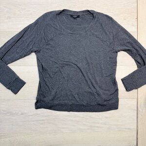 Alfani Intimates Gray Long Sleeve Top